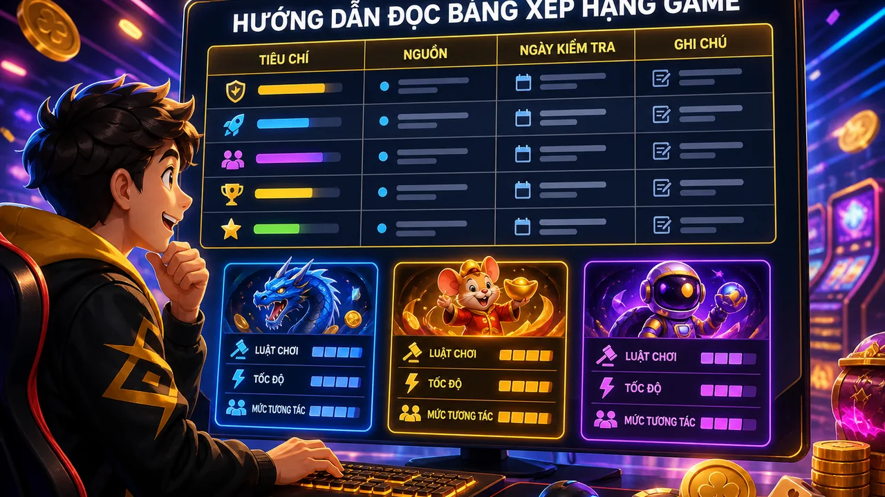 Đọc bảng xếp hạng game m88 như bản đồ khám phá dành cho người mới