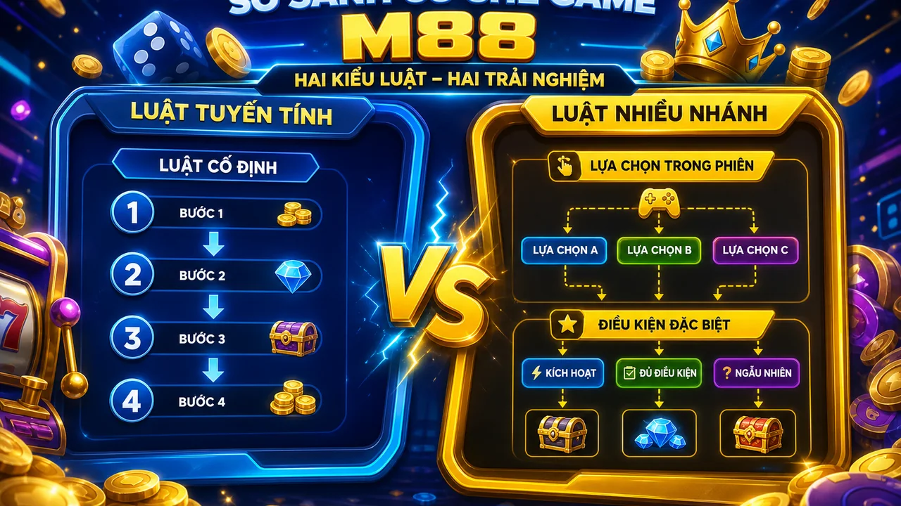 Luật nào dễ đối chiếu hơn khi chọn game m88 cho phiên đầu?